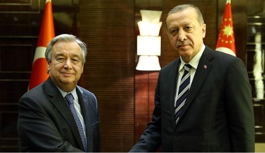 Cumhurbaşkanı Erdoğan, BM Genel Sekreteri Guterres ile görüştü